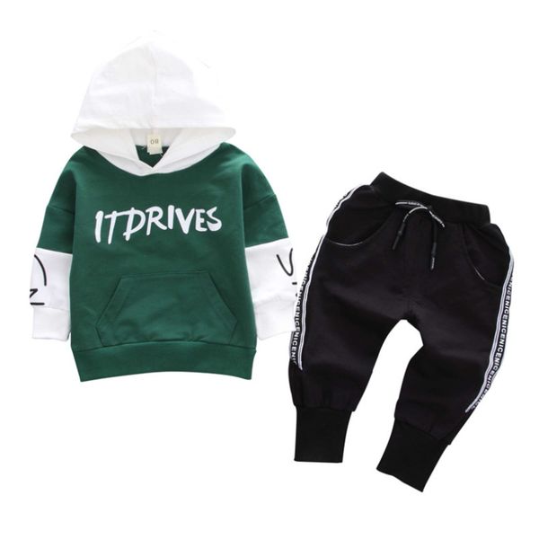 spring toddler cotton clothes fashion 2020 children girls boys sport hooded jacket pants 2pcs/sets baby casual kids tracksuits, White
spring toddler cotton clothes fashion 2020 children girls boys sport hooded jacket pants 2pcs/sets baby casual kids tracksuits, White