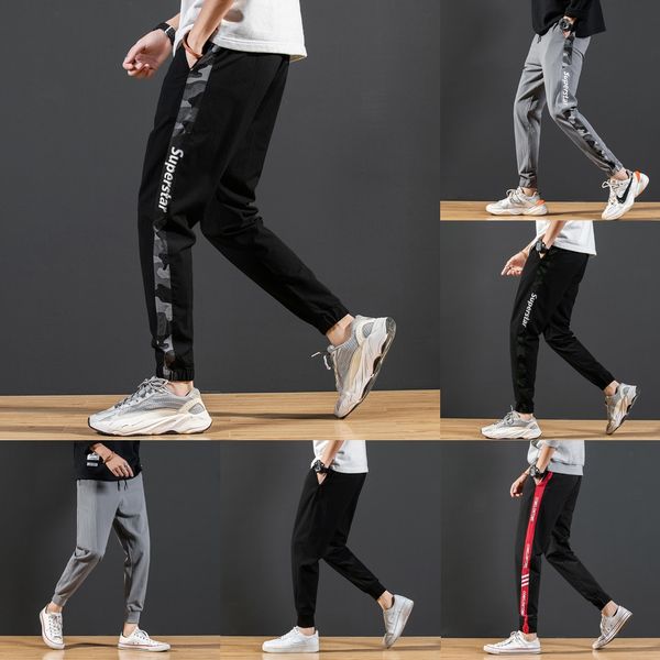 spring and summer men's ankle-length tight trousers tight pants close-fitting korean style leggings sports quick-drying leggings harem, Blue
spring and summer men's ankle-length tight trousers tight pants close-fitting korean style leggings sports quick-drying leggings harem, Blue