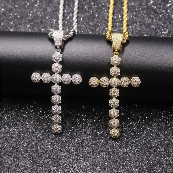 pendant necklaces iced out cubic zircon cross necklace luxury hip hop jewelry for christian men gift, Silver
pendant necklaces iced out cubic zircon cross necklace luxury hip hop jewelry for christian men gift, Silver