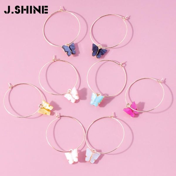 jshine korean fashion acrylic butterfly big circle hoop earrings for women statement earrings sweet chic bohemia party jewelry, Golden;silver
jshine korean fashion acrylic butterfly big circle hoop earrings for women statement earrings sweet chic bohemia party jewelry, Golden;silver