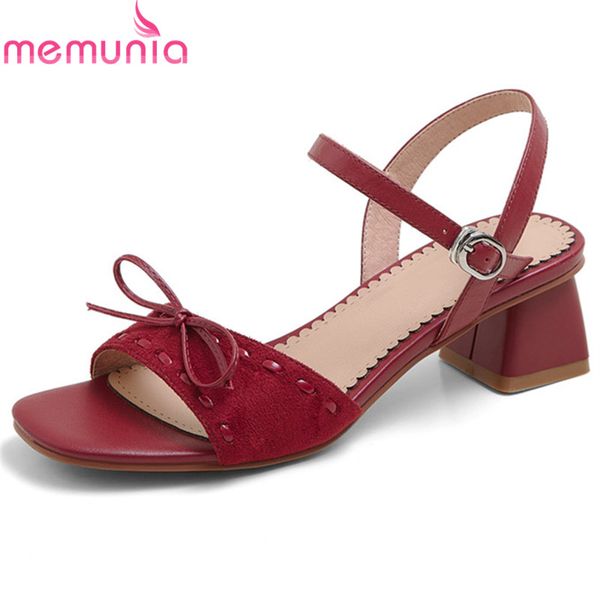 dress shoes memunia 2021 genuine leather women sandals bowknot buckle square heel sweet casual party ladies, Black
dress shoes memunia 2021 genuine leather women sandals bowknot buckle square heel sweet casual party ladies, Black