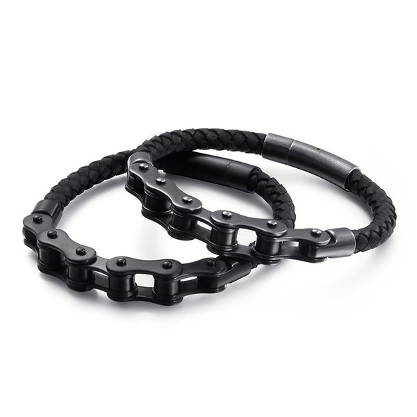 link, chain punk rock vintage black stainless steel bike bracelet men biker bicycle motorcycle mens leather bracelets bangle jewelry
link, chain punk rock vintage black stainless steel bike bracelet men biker bicycle motorcycle mens leather bracelets bangle jewelry