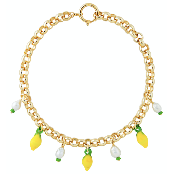 chokers handmade 14kt gold plated rolo chain yellow glass beads charms baroque fresh water pearl accents pendant necklaces for women, Golden;silver
chokers handmade 14kt gold plated rolo chain yellow glass beads charms baroque fresh water pearl accents pendant necklaces for women, Golden;silver