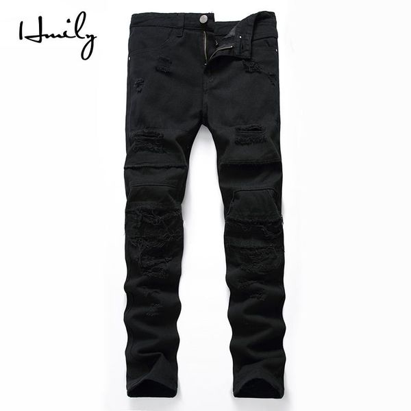 hmily fashion designer jeans men brand ripped jeans denim cotton men casual pants printed youth male pants, Blue
hmily fashion designer jeans men brand ripped jeans denim cotton men casual pants printed youth male pants, Blue