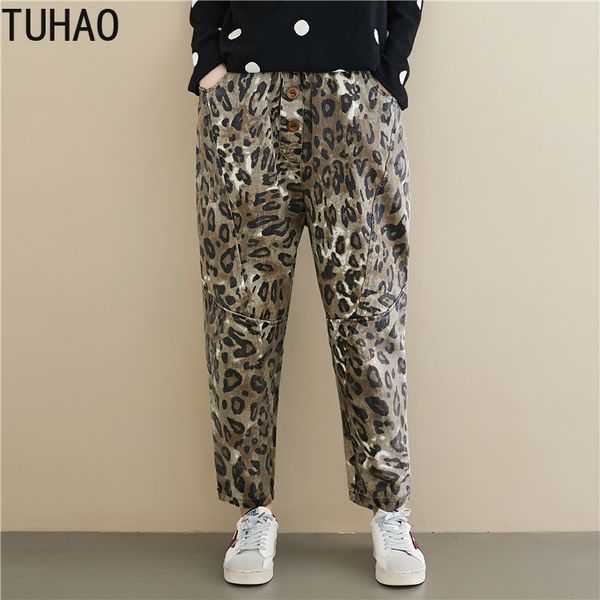 tuhao 2020 autumn winter woman large size loose vintage pants leopard print all-match casual pants pantalones de mujer wm13, Black;white
tuhao 2020 autumn winter woman large size loose vintage pants leopard print all-match casual pants pantalones de mujer wm13, Black;white
