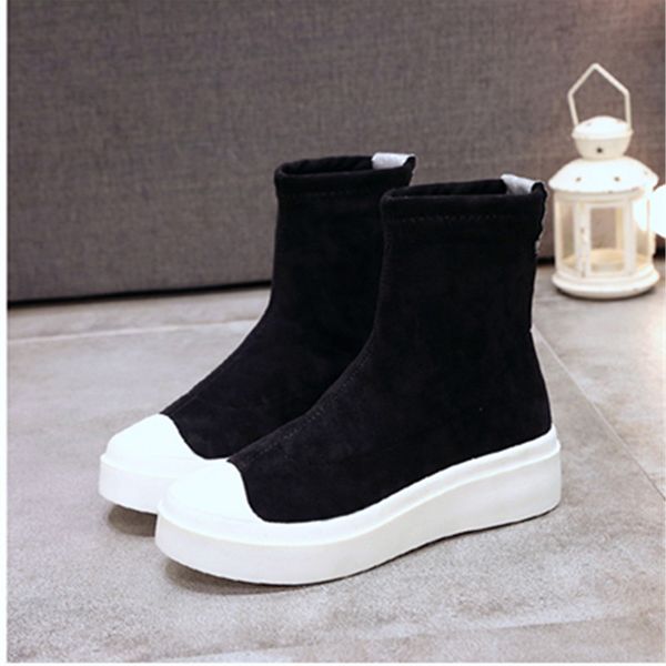 boots women zapatos de mujer round toe shoes woman increasing solid botas mujer mid calf boots outdoor casual female shoes, Black
boots women zapatos de mujer round toe shoes woman increasing solid botas mujer mid calf boots outdoor casual female shoes, Black