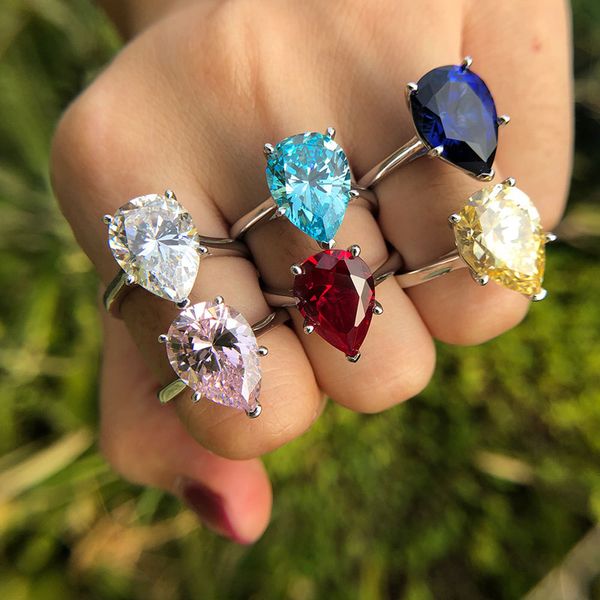 cluster rings oevas classic 925 sterling silver pear created moissanite diamonds gemstone engagement couple fine jewelry wholesale, Golden;silver
cluster rings oevas classic 925 sterling silver pear created moissanite diamonds gemstone engagement couple fine jewelry wholesale, Golden;silver