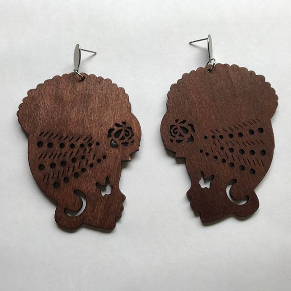 dangle & chandelier nature wood black queen afro hollow out flower earrings hiphop rock party club jewelry wooden diy, Silver
dangle & chandelier nature wood black queen afro hollow out flower earrings hiphop rock party club jewelry wooden diy, Silver