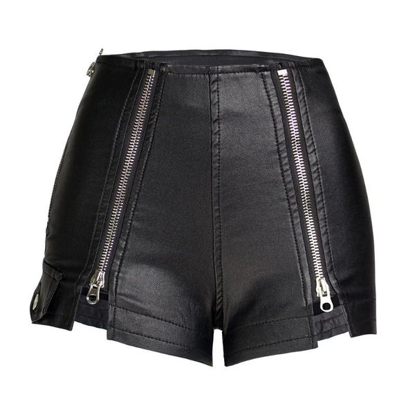 women's shorts nightclub style black plus velvet pu leather women european and american high waist stretch stitching zipper, White;black
women's shorts nightclub style black plus velvet pu leather women european and american high waist stretch stitching zipper, White;black