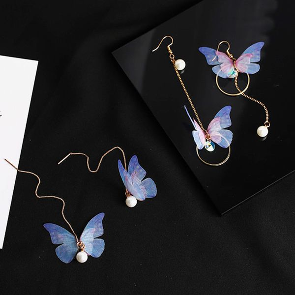 korea fairy girl imitation pearl zircon yarn butterfly drop earrings for fashion women jewelry accessories wholesale, Silver
korea fairy girl imitation pearl zircon yarn butterfly drop earrings for fashion women jewelry accessories wholesale, Silver
