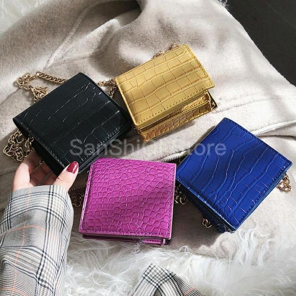 mini women's wallet 2020 fashion new quality pu leather women's designer handbag crocodile pattern chain shoulder messenger bags
mini women's wallet 2020 fashion new quality pu leather women's designer handbag crocodile pattern chain shoulder messenger bags