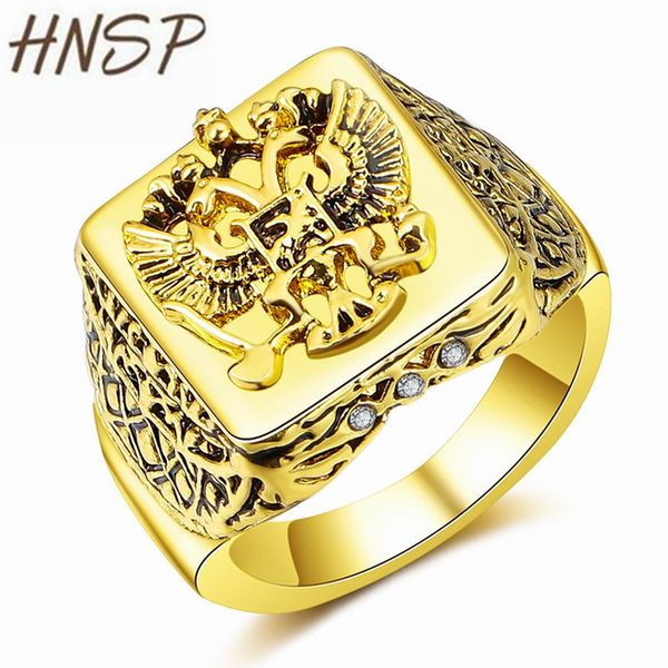 cluster rings hnsp vintage russian national emblem square eagle pattern gold finger ring for men male animal jewelry, Golden;silver
cluster rings hnsp vintage russian national emblem square eagle pattern gold finger ring for men male animal jewelry, Golden;silver