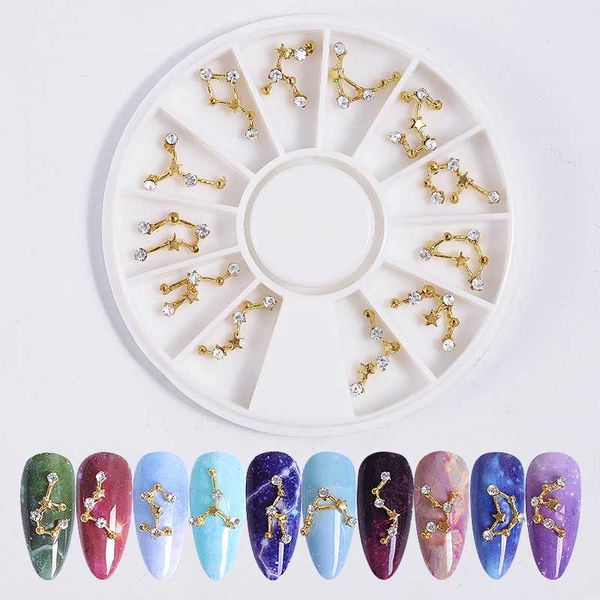 nail art decorations 12 constellations alloy zircon 3d rinestones nails decoration strass stone cristal nailart deco manicura accessories, Silver;gold
nail art decorations 12 constellations alloy zircon 3d rinestones nails decoration strass stone cristal nailart deco manicura accessories, Silver;gold