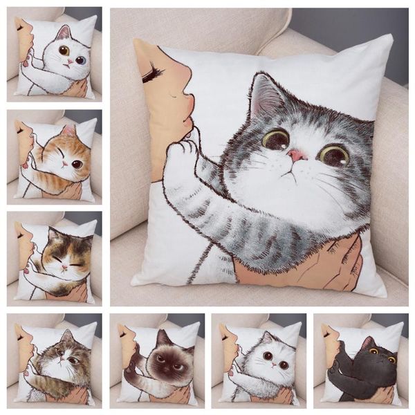 funny love kiss cute cat pillows cases for sofa home car cushion cover pillow covers decor cartoon pet plush pillowcase 45x45cm
funny love kiss cute cat pillows cases for sofa home car cushion cover pillow covers decor cartoon pet plush pillowcase 45x45cm