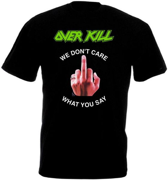 overkill we don't care... t-shirt black thrash heavy metal all sizes s-xxl-5xl cotton breathable men tee shirt
overkill we don't care... t-shirt black thrash heavy metal all sizes s-xxl-5xl cotton breathable men tee shirt