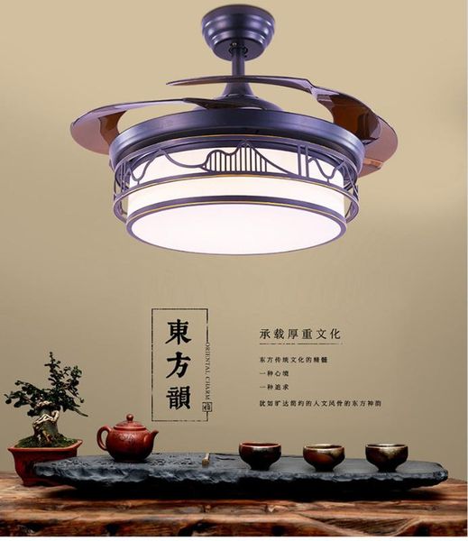 new chinese fan light invisible ceiling fan light retro study room dining room bedroom household electric
new chinese fan light invisible ceiling fan light retro study room dining room bedroom household electric