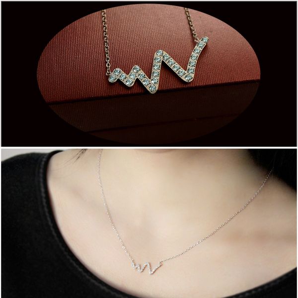 crystal necklace for women titanium steel rose gold color girls collarbone chain necklace, Silver
crystal necklace for women titanium steel rose gold color girls collarbone chain necklace, Silver