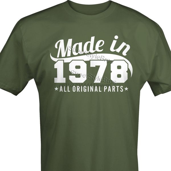 2019 fashion made in 1978 mens 40th birthday t-shirt funny dad father 40 years gift tee shirt
2019 fashion made in 1978 mens 40th birthday t-shirt funny dad father 40 years gift tee shirt
