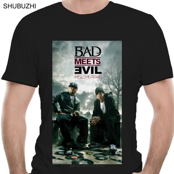 official t shirt rap bad meets evil royce da 59 eminem burnt all sizes print t-shirt mens short