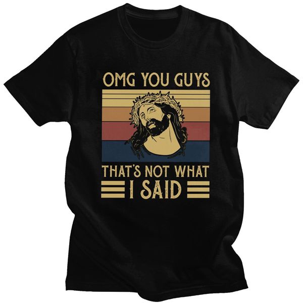 вы, ребята, которые не то, что я сказал: men t shirt cotton бог христианский иисус христос tee топ винтажная с коротким рукавом повседневная
вы, ребята, которые не то, что я сказал: men t shirt cotton бог христианский иисус христос tee топ винтажная с коротким рукавом повседневная