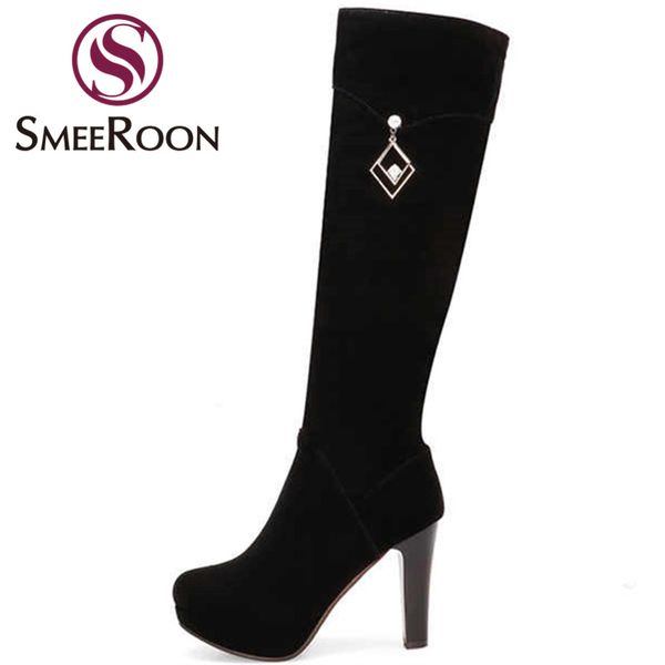 boots smeeroon plus size 34-43 knee high round toe ultra heels autumn winter female black platform
boots smeeroon plus size 34-43 knee high round toe ultra heels autumn winter female black platform