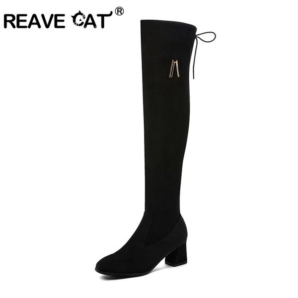 boots reave catover-the-knee round toe 5cm square heel flock zipper metal decoration big size 33-46 black date casual s1997
boots reave catover-the-knee round toe 5cm square heel flock zipper metal decoration big size 33-46 black date casual s1997