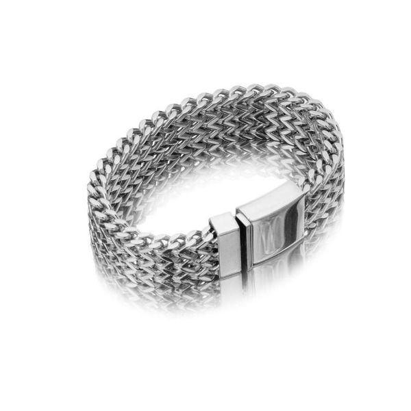 stainless steel bracelet for men three layers of woven texture bayonet design mechanical punk style hip-hop boys accessories hot, Black
stainless steel bracelet for men three layers of woven texture bayonet design mechanical punk style hip-hop boys accessories hot, Black