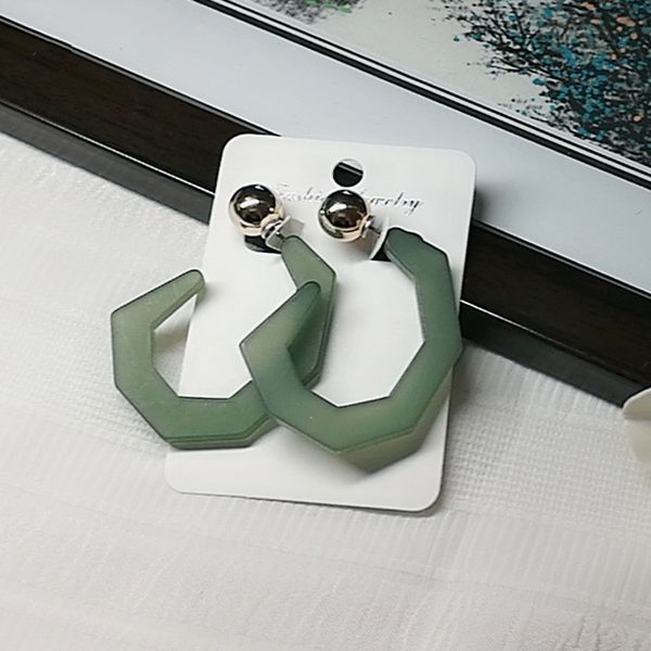 hoop & huggie ujbox irregular resin acrylic earrings multicolor fashion women geometric acetic acid e016, Golden;silver
hoop & huggie ujbox irregular resin acrylic earrings multicolor fashion women geometric acetic acid e016, Golden;silver