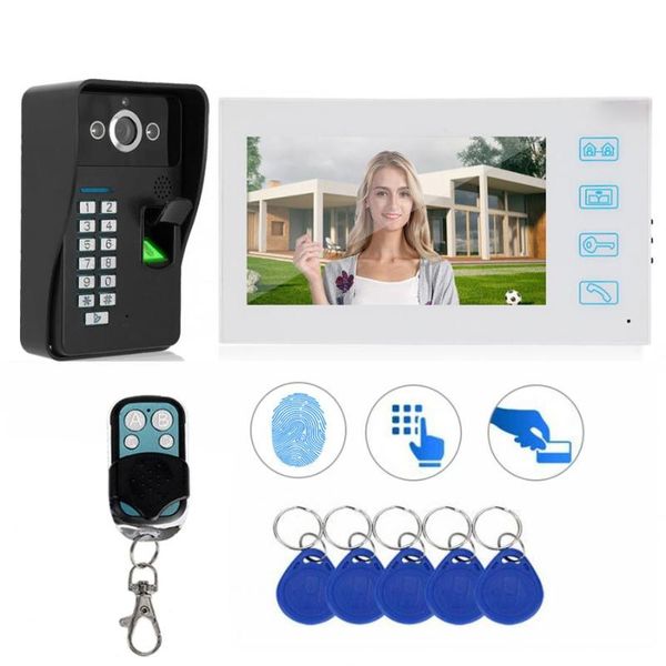 doorbells 7in wired video intercom 1080p fingerprint password card remote access control system 100-240v
doorbells 7in wired video intercom 1080p fingerprint password card remote access control system 100-240v