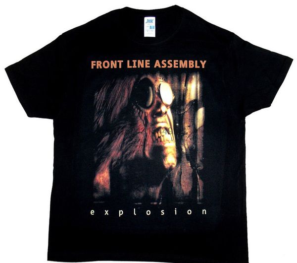 front line assembly black t-shirt