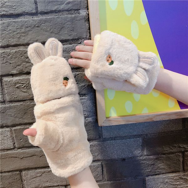five fingers gloves women korean autumn and winter female clamshell cute student fingerless thick warm, Blue;gray
five fingers gloves women korean autumn and winter female clamshell cute student fingerless thick warm, Blue;gray
