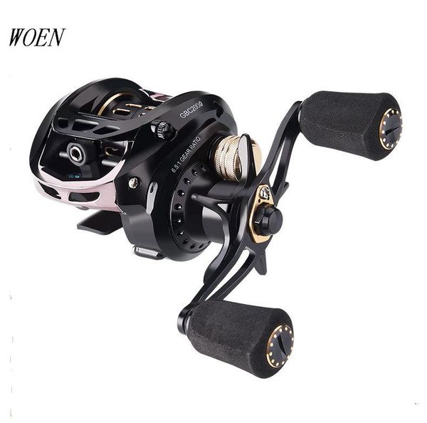 Woen Gbs200 Full Metal Wire Cup Lightweight Body Material Micro-makou Baitcast Reel 8kg Magnetic Brake Fishing Reel