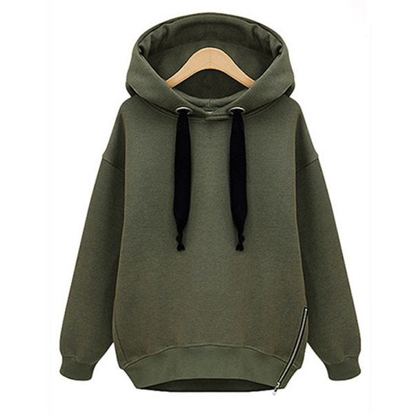 oversized hoodie tracksuit autumn winter loose drawstring hooded coat fleece sweatshirts women zip pullover outwear, Black
oversized hoodie tracksuit autumn winter loose drawstring hooded coat fleece sweatshirts women zip pullover outwear, Black