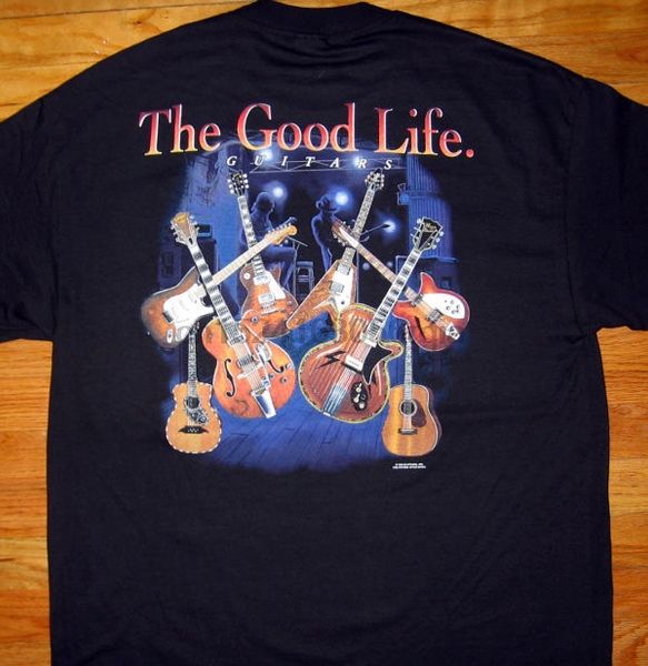 guitars the good life t-shirt acoustic electric new
guitars the good life t-shirt acoustic electric new