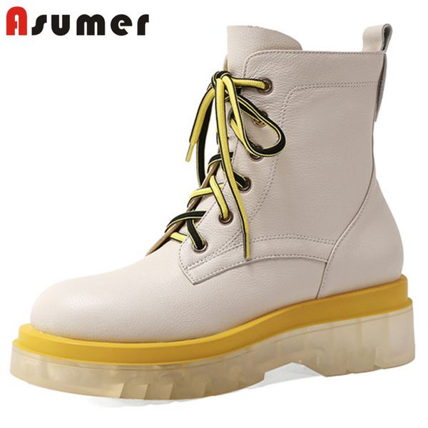 boots asumer fashion thick bottom ankle women genuine leather shoes comfortable lace up autumn winter casual woman, Black
boots asumer fashion thick bottom ankle women genuine leather shoes comfortable lace up autumn winter casual woman, Black