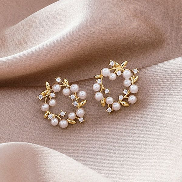 river charm women studs earrings irregular imitation pearls flower gold color delicate earring female fashion jewelry 1pair, Golden;silver
river charm women studs earrings irregular imitation pearls flower gold color delicate earring female fashion jewelry 1pair, Golden;silver