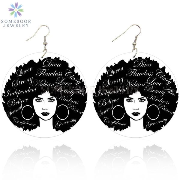 somesoor black natural hair locs hoops african wooden drop earrings with strong sayings both sides print design for women gifts, Silver
somesoor black natural hair locs hoops african wooden drop earrings with strong sayings both sides print design for women gifts, Silver