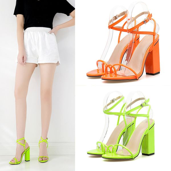 new arrival brand women's sandals dress shoes one word buckle high heels candy color roman style wedding shoes plus size 35-43, Black
new arrival brand women's sandals dress shoes one word buckle high heels candy color roman style wedding shoes plus size 35-43, Black