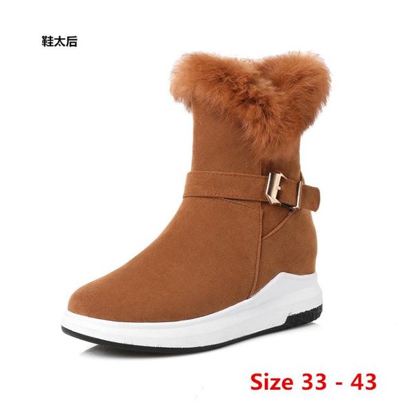 winter snow boots women shoes ankle boots flat platform short woman motorcycle small big size 33 - 43, Black
winter snow boots women shoes ankle boots flat platform short woman motorcycle small big size 33 - 43, Black