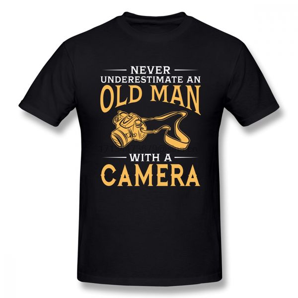 never underestimate an old man with a camera men t shirt hiphop leisure big size cotton crewneck custom short sleeve t shirt men
never underestimate an old man with a camera men t shirt hiphop leisure big size cotton crewneck custom short sleeve t shirt men