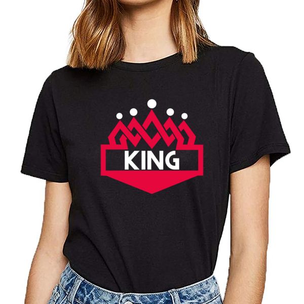 вершины t shirt женщина король и королева f печатей женских подписей tshirt
вершины t shirt женщина король и королева f печатей женских подписей tshirt