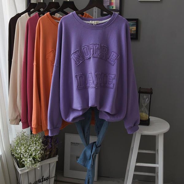boyfriend style lazy cotton sweatshirt women long sleeve 2020 stylish oversize casual hoodie pullover female sports coat teens, Black
boyfriend style lazy cotton sweatshirt women long sleeve 2020 stylish oversize casual hoodie pullover female sports coat teens, Black