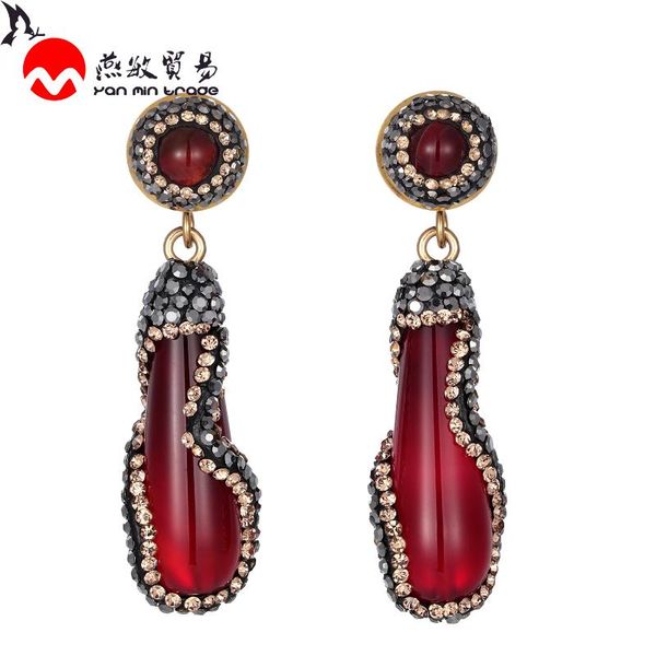 dangle & chandelier arrival 2021 natural stone drop earrings for women cubic zircon red fashion jewelry wholesale, Silver
dangle & chandelier arrival 2021 natural stone drop earrings for women cubic zircon red fashion jewelry wholesale, Silver