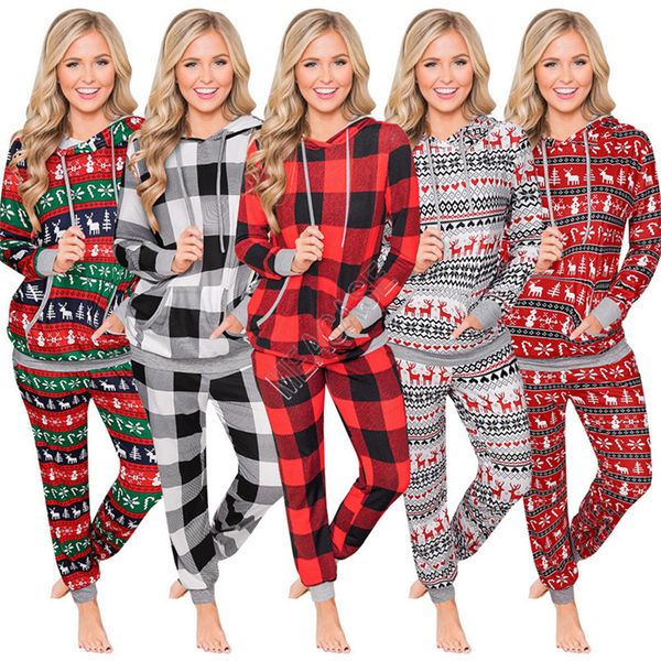 winter christmas plaid print hooded drawstring big pocket sweatshirt pants set women fashion clothing sleep lounge 5color d9805, White
winter christmas plaid print hooded drawstring big pocket sweatshirt pants set women fashion clothing sleep lounge 5color d9805, White