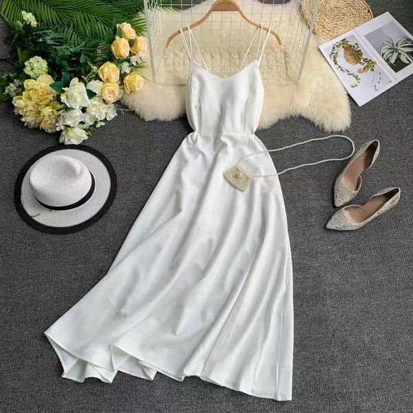 casual dresses spring ladies long skirt fashion dress open back cross solid color beach wind swing ankle length empire strapless, Black;gray
casual dresses spring ladies long skirt fashion dress open back cross solid color beach wind swing ankle length empire strapless, Black;gray