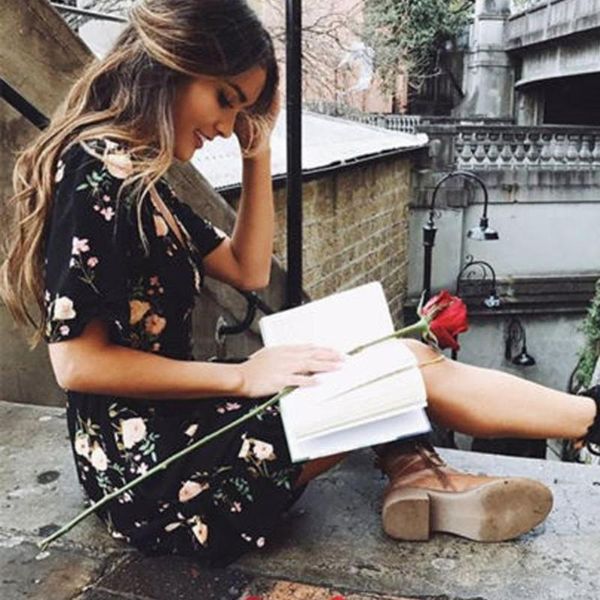 casual dresses women's elegant beautiful dress short sleeve wrap boho floral mini ladies summer sundress holiday, Black;gray
casual dresses women's elegant beautiful dress short sleeve wrap boho floral mini ladies summer sundress holiday, Black;gray
