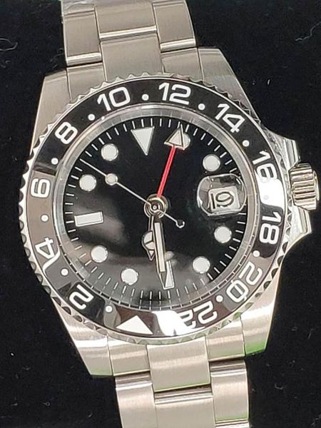 wristwatches sterile dial gmt watches mens' 2813 movement sapphire glass ceramic bezel luminous automatic mechanical watch men 004, Slivery;brown
wristwatches sterile dial gmt watches mens' 2813 movement sapphire glass ceramic bezel luminous automatic mechanical watch men 004, Slivery;brown
