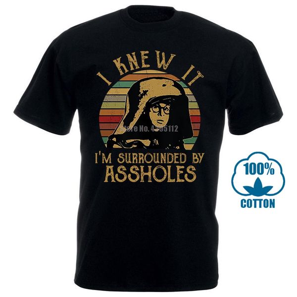 spaceballs i knew it i'm surrounded by a**hole men dark heather t shirt s 6xl 
spaceballs i knew it i'm surrounded by a**hole men dark heather t shirt s 6xl