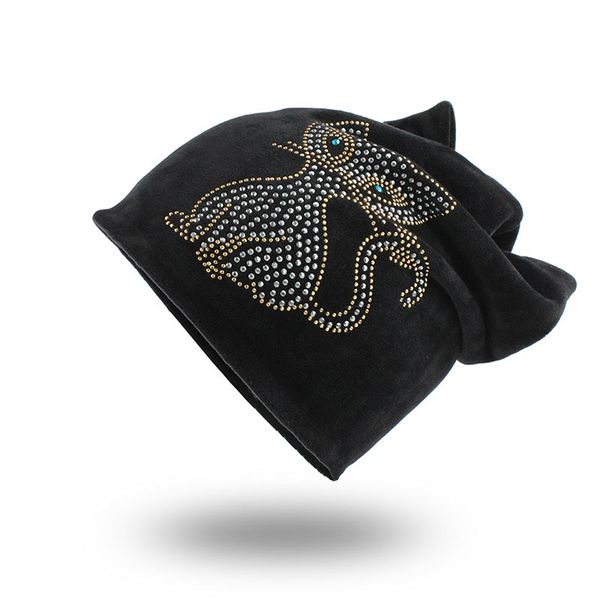 beanie/skull caps autumn and winter cat pattern dot drill earmuffs head hat ladies confinement dust cap casual warm beanie, Blue;gray
beanie/skull caps autumn and winter cat pattern dot drill earmuffs head hat ladies confinement dust cap casual warm beanie, Blue;gray
