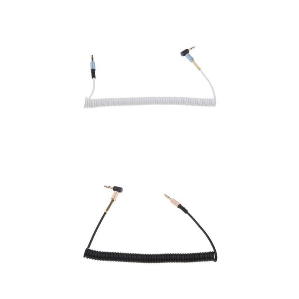 3.5mm m to m aux cable cord right angle audio headphone jack black white
3.5mm m to m aux cable cord right angle audio headphone jack black white